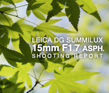 LEICA DG SUMMILUX 15mm F1.7 ASPH. SHOOTING REPORT