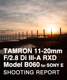 TAMRON 11-20mm F/2.8 Di III-A RXD Model B060  SHOOTING REPORT