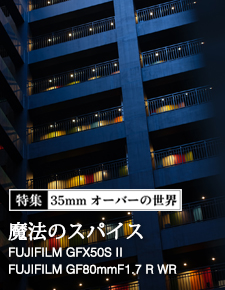 特集：35mmオーバーの世界・富士フイルム編 - (3) FUJIFILM GFX50S II × GF80mmF1.7 R WR 「魔法のスパイス」