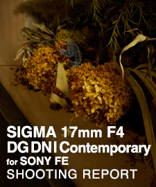 SIGMA 17mm F4 DC DN | Contemporary for SONY FE SHOOTING REPORT