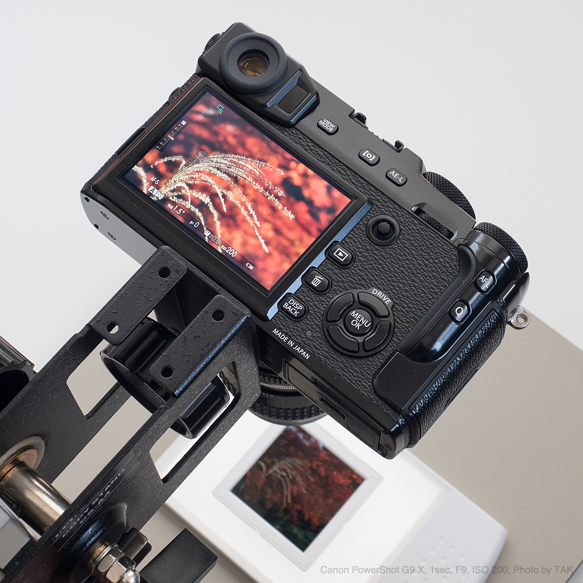 Canon PowerShot G9 X, 1sec, F9, ISO 200, Photo by TAK