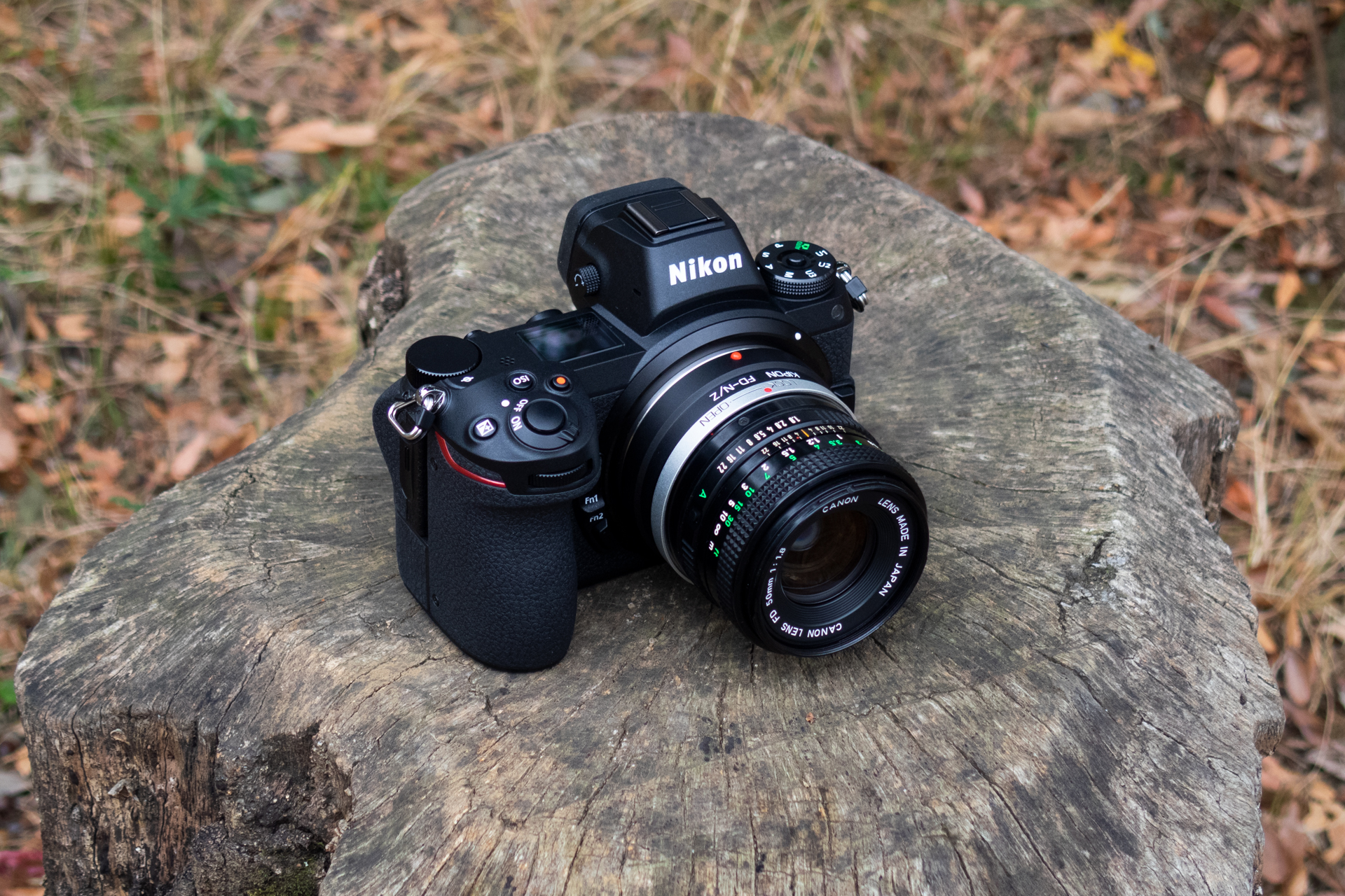 Canon New FD50mm F1.8 + KIPON FD-NIK Z + Z 7