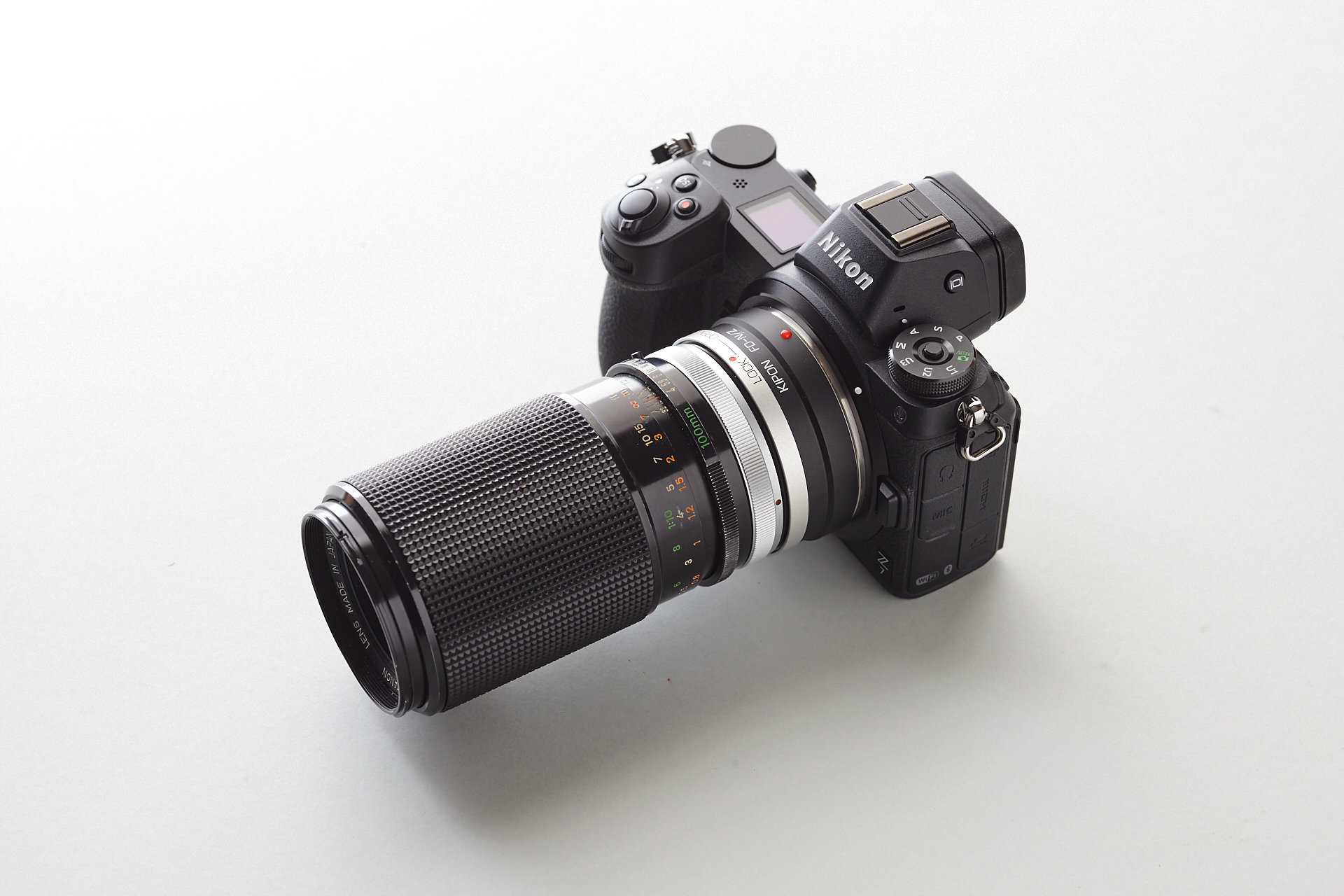 Canon FD100mm F4 S.C. MACRO + KIPON FD-N/Z + Z 7