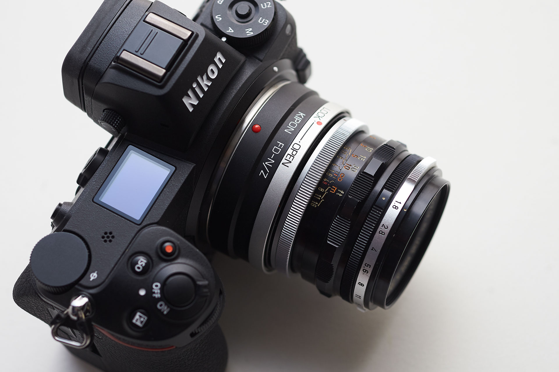 Canon FL50mm F1.8 + KIPON FD-N/Z + Z 7