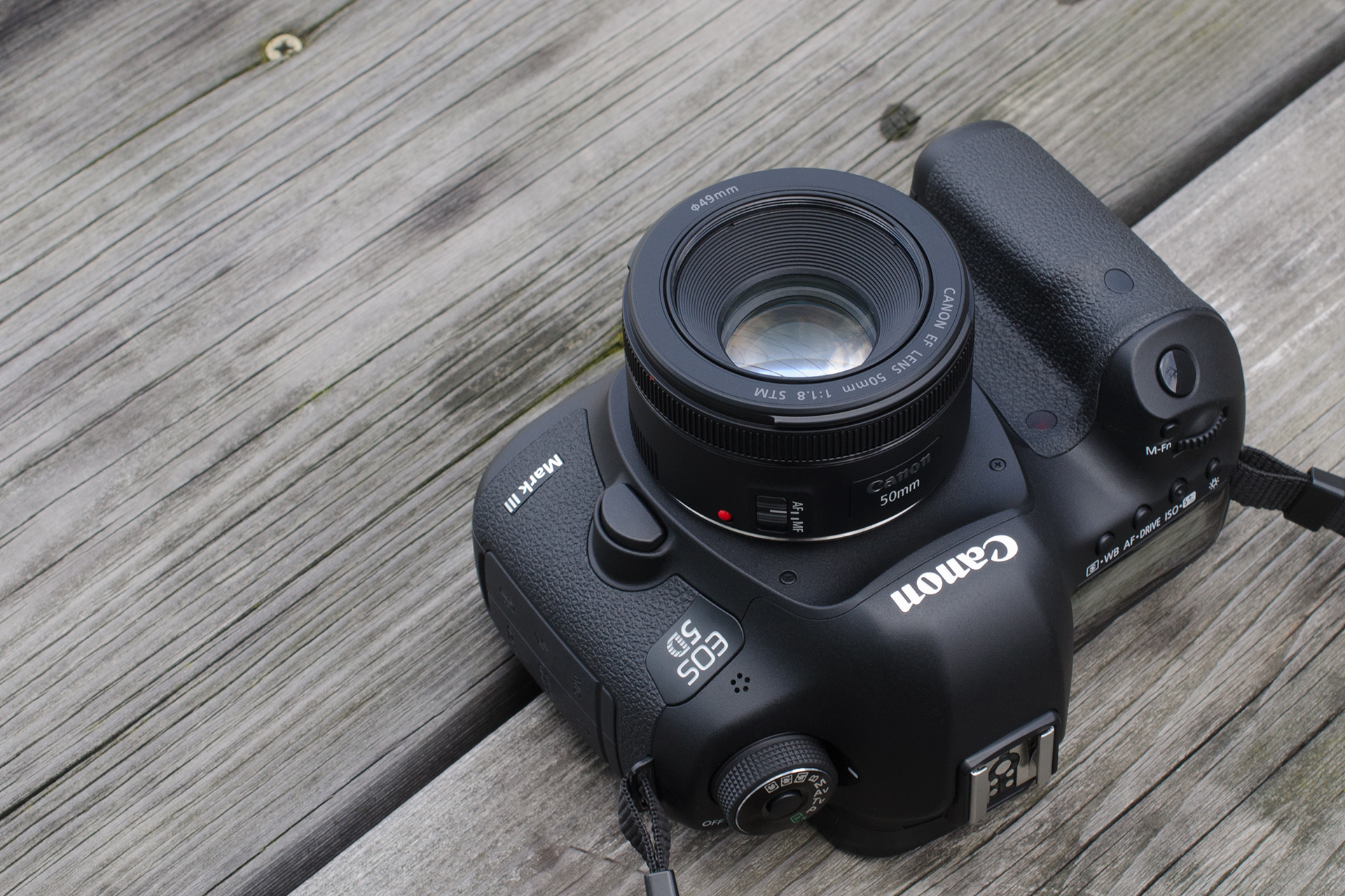 Canon EF50mm F1.8 STM レンズフィルター付き - カメラ