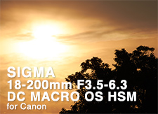 SIGMA 18-200mm F3.5-6.3 DC MACRO OS HSM for Canon