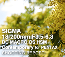SIGMA 18-200mm F3.5-6.3 DC MACRO OS HSM | Contemporary for PENTAX  SHOOTING REPORT