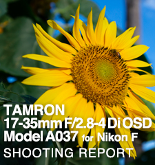 TAMRON 17-35mm F/2.8-4 Di OSD Model A037 for Nikon F  SHOOTING REPORT