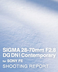 SIGMA 28-70mm F2.8 DG DN | Contemporary for SONY FE  SHOOTING REPORT