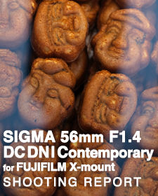 SIGMA 56mm F1.4 DC DN | Contemporary for FUJIFILM  SHOOTING REPORT
