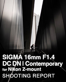 SIGMA 16mm F1.4 DC DN | Contemporary for Nikon Z-mount  SHOOTING REPORT