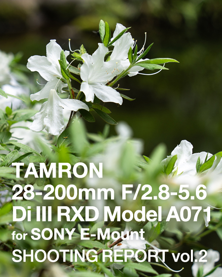 TAMRON 28-200mm F/2.8-5.6 Di III RXD Model A071  SHOOTING REPORT vol.2